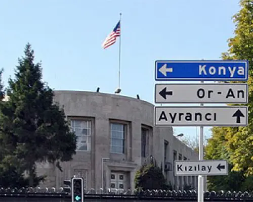 Թուրքիայում ԱՄՆ դեսպանատան մոտ պայթյուն է տեղի ունեցել