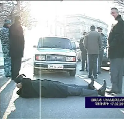 Traffic Congested along Gyumri's Streets. Protests Continue
