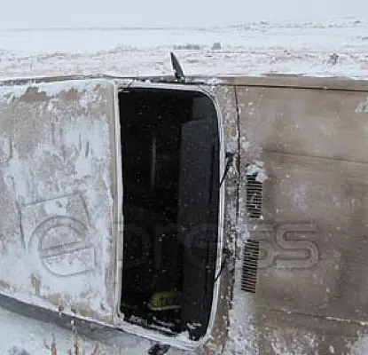 Vehicle Carrying Journalists Overturned on Yerevan-Gyumri Route
