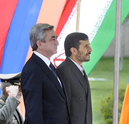Protestors Outside Baku's Iranian Embassy Call for End to Armenia-Iran Cooperation