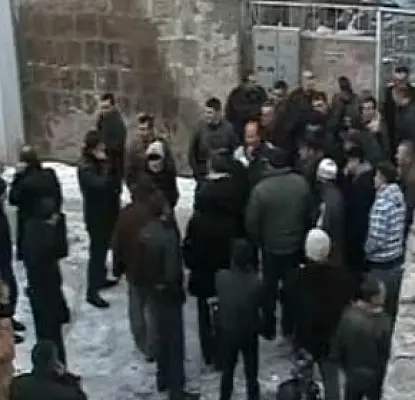 2 километра колонны и митинг на армяно-грузинской границе