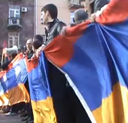 Armenian Opposition Enters Liberty Square in Yerevan