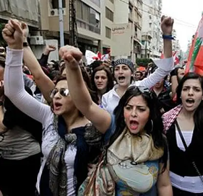 VIDEO - Anarchists and Feminists Rally Against Sectarianism in Beirut