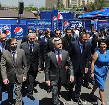 Армения будет экспортировать продукцию «Пепси»