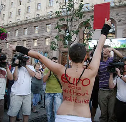 «Евро-2012 без проституции». В Киеве сорвали торжественное мероприятие