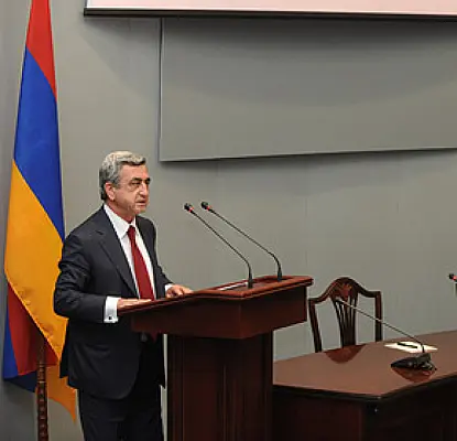 Սերժ Սարգսյանն Ուկրաինայում. « Լեռնային Ղարաբաղի ժողովուրդը հանդիսանում է միջազգայնորեն ճանաչված ինքնորոշման իրավունքի կրողը»