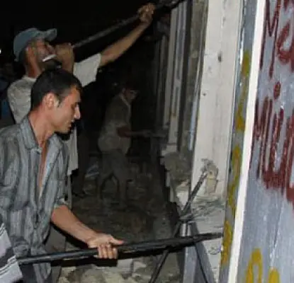 Baku Authorities Demolish Human Rights Group Office in Nighttime Raid (PHOTOS)