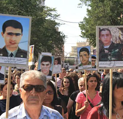 'Army Dressed in Black' March in PHOTOS