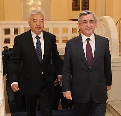 Սերժ Սարգսյանը շնորհավորել է չինացիներին