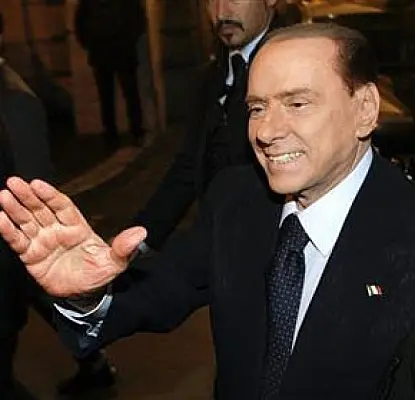 Berlusconi Says Not Leaving Politics, Calls for Stronger ECB