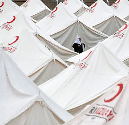 Tent Fire Kills 2 Children in Turkey Quake Zone