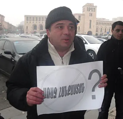 What's More Important, Armenia's President, Copper Plant Manager or Your Child's Future? Environmentalist Asks (PHOTOS)