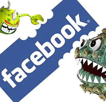 Компьютерный вирус украл пароли 45 тысяч пользователей Facebook   