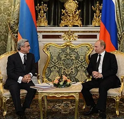 Саргсян и Путин обсудили углубление двустороннего сотрудничества