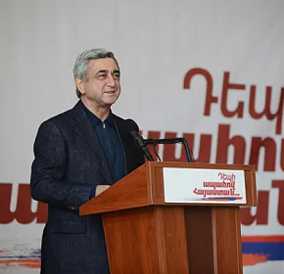 Իշխանությունների խնդիրը մրցակիցներ ստեղծելը չէ, վստահեցնում է Սերժ Սարգսյանը