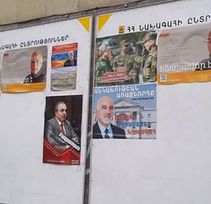 Ոստիկանությունը պարզել է, ով է պոկել Հրանտ Բագրատյանի պաստառները