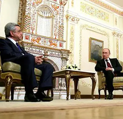 Путин противоречит ЦИК Армении. Он добавил Сержу Саргсяну проценты