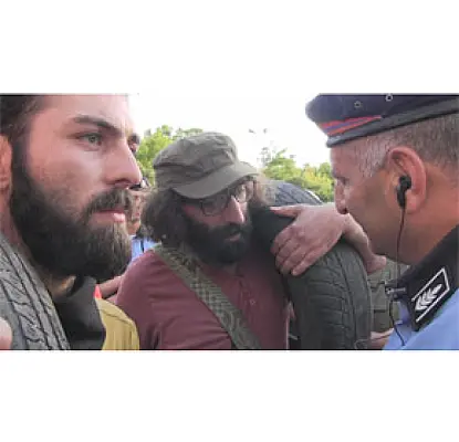 Полиция атаковала анархистов на митинге в Ереване