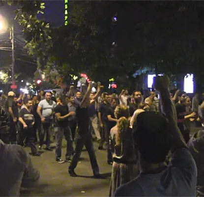 ВИДЕО с акции в центре Еревана