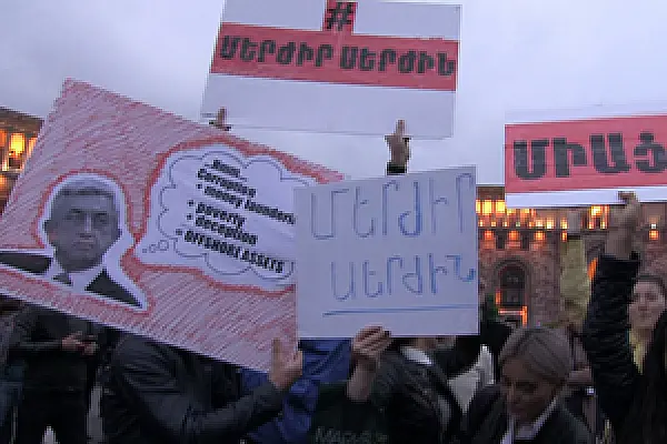 VIDEO: 'Serzh Is Not Our Father'; Nearly 200 Demonstrators Detained Across Yerevan (Live Thread)