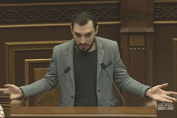 Студент стал мишенью для нападок после выступления в парламенте Армении