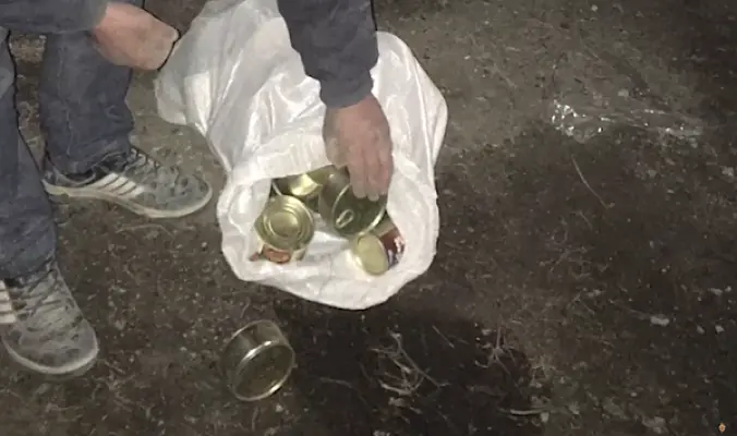В Ехегнадзоре нашли привезенные с войны боеприпасы и продовольствие