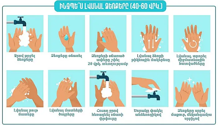 Միավորվե՛ք հանուն անվտանգության, մաքո՛ւր պահեք ձեռքերը