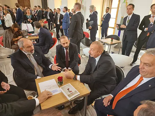 Ալիևը, Փաշինյանը, Էրդողանը հանդիպեցին եվրոպացիների ներկայությամբ