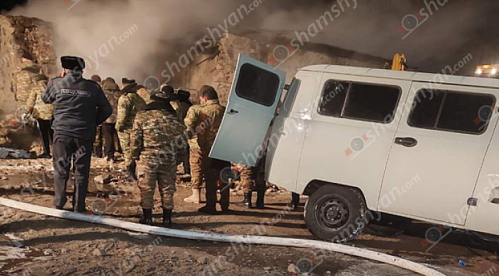 15 армянских военнослужащих погибли при пожаре. Известна предварительная версия