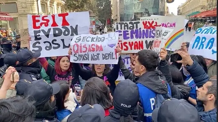 Ուզում ենք ապրել․ մարտի 8-ի երթ Բաքվում