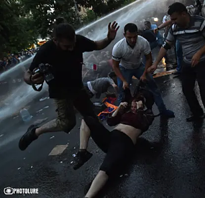 В Ереване задержали 237 человек