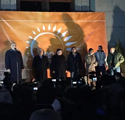 Opposition Alliance Starts Nonstop Sit-In in Yerevan Seeking Regime Change