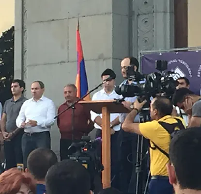 «Փաշինյանը՝ վարչապետի թեկնածու»․ Ազատության հրապարակում խոսել են ստվերային կառավարության մասին