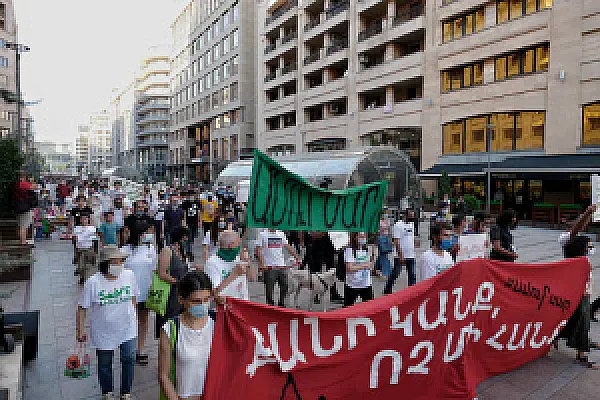 «Կատարե՛ք ձեր խոստումը»․ Երևանում պահանջում են չեղարկել Ամուլսարի ՇՄԱԳ-ը