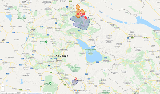Քարտեզներ և անկլավներ