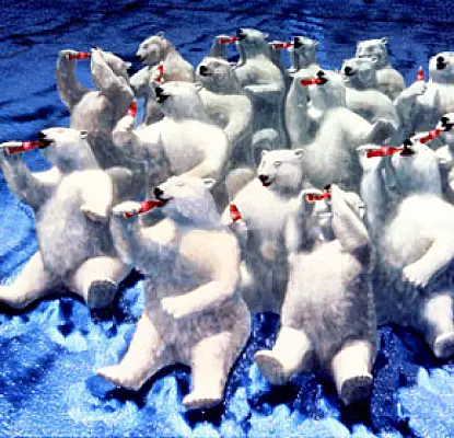 Coca-Cola побелеет