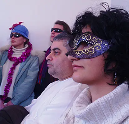 Plaintiffs Come To Court in Masks: Protesting Hate Spreading Newspaper (VIDEO)