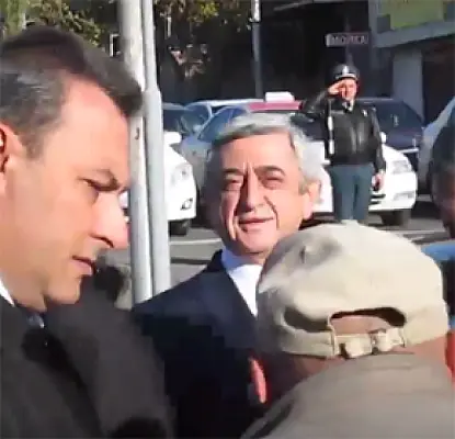 Infuriated Citizen Tells Armenian President to 'Change Yourself, Not the Constitution'