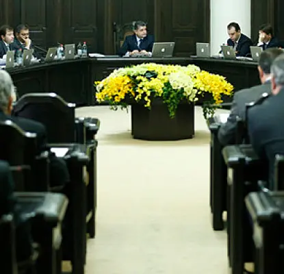 Serzh Sargsyan Accepted Armenian Government's Resignation