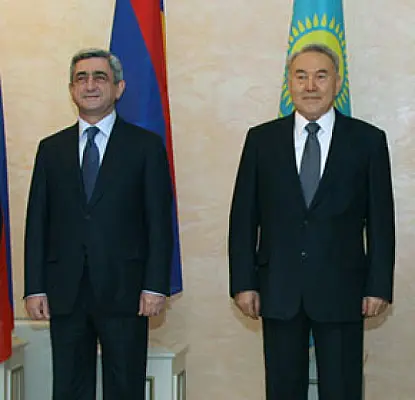 Սերժ Սարգսյանը շնորհավորել է եղբայրական Ղազախստանի հին նոր նախագահին