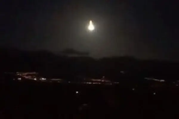 Այրվող երկնաքարը պայծառացրեց Հայաստանը, Կովկասը և Թուրքիայի արևելքը