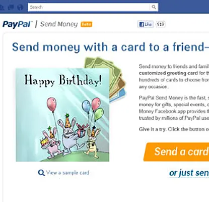 PayPal Launches Exclusive Facebook App for Sending Money to Friends