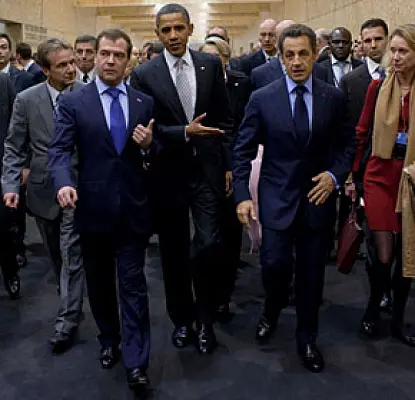 Medvedev, Obama and Sarkozy to Issue Statement on Karabakh: Russia President Aide
