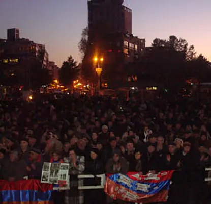 Lights Shut Off During Opposition Rally in Yerevan's Liberty Square Never Came Back On (updated)