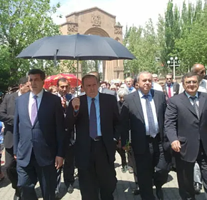 Հայ Ազգային Կոնգրեսն այցելեց Հաղթանակի զբոսայգի (ՏԵՍԱՆՅՈՒԹ)