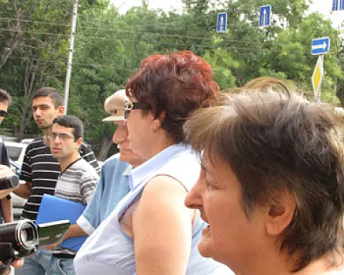 Քաղաքապետարանի մոտ տեղի ունեցավ բողոքի ակցիա