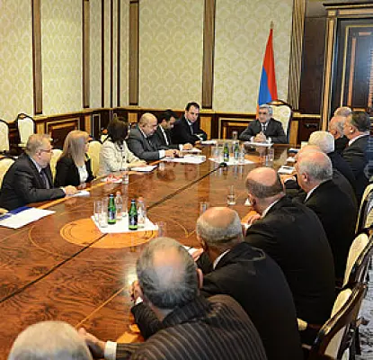 Բուհերի ռեկտորները Սերժ Սարգսյանի հետ քննարկել են կրթական օրենսգրքի ընդունման անհրաժեշտությունը